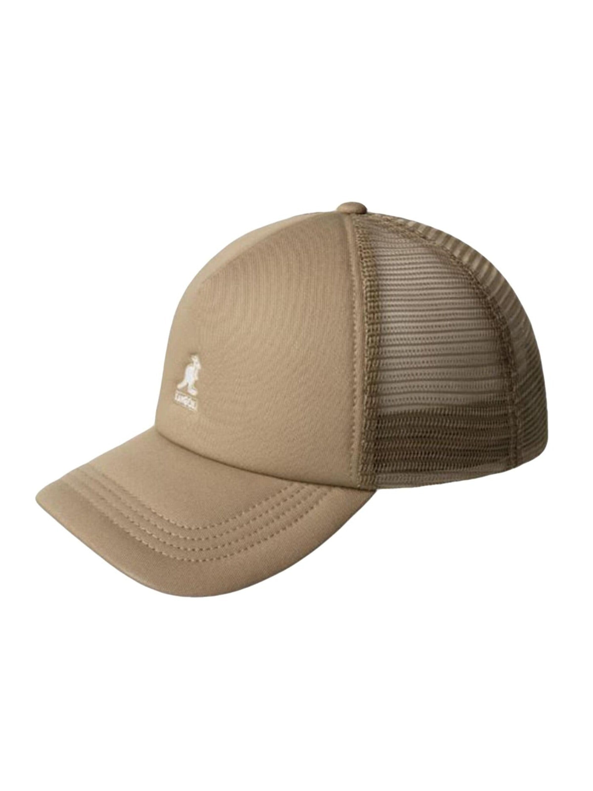 KANGOL Pet 'Kangaroo Trucker' in Groen: voorkant