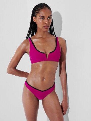 Karl Lagerfeld Spodní díl plavek – pink