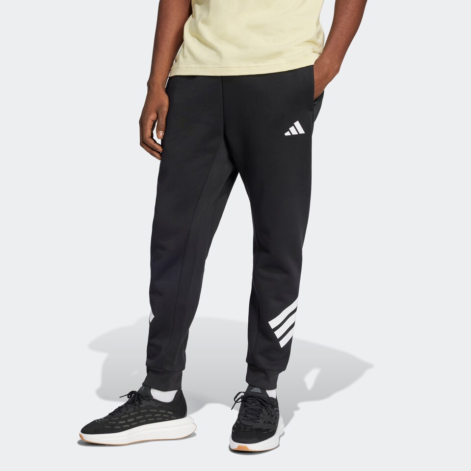 Tapered Pantaloni sport 'Future Icons' de la ADIDAS SPORTSWEAR pe negru: față
