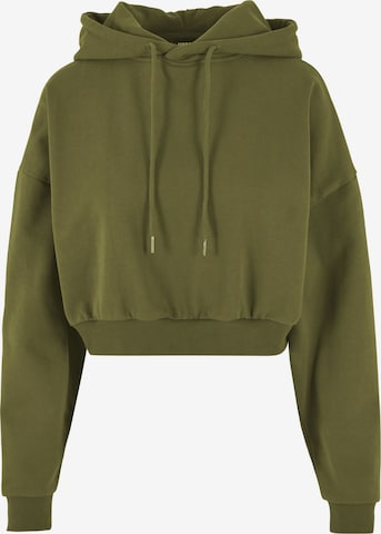 Urban Classics Sweatshirt in Groen: voorkant