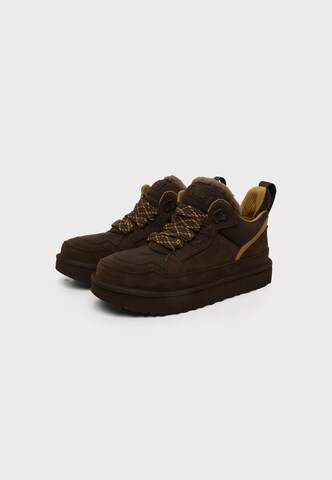 UGG - Botas com atacadores 'Lowmel' em castanho