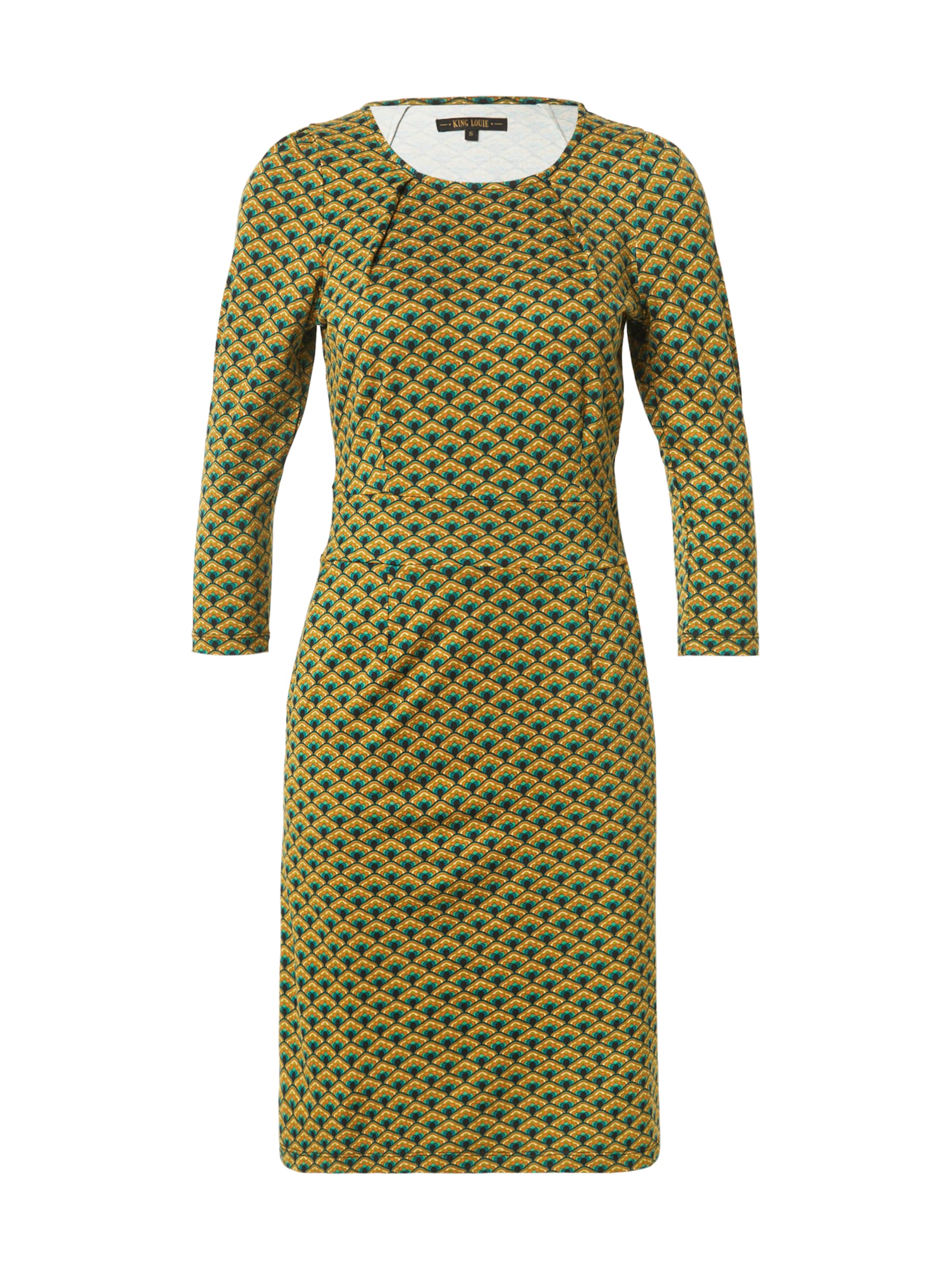 King Louie Sukienka 'Mona' w kolorze zielony: przód