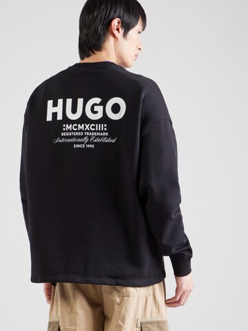 Felpa 'Naviu' di HUGO in nero: frontale