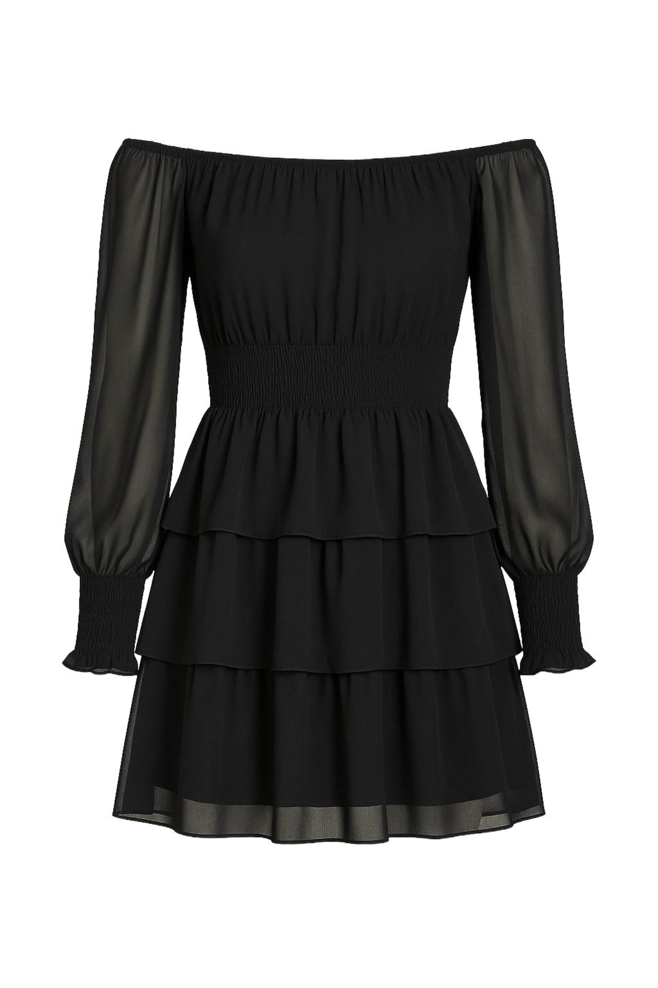 WOMAN VISION Kleid in Schwarz: Vorderseite