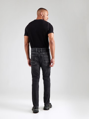 juoda JACK & JONES Standartinis Džinsai 'JJICLARK'