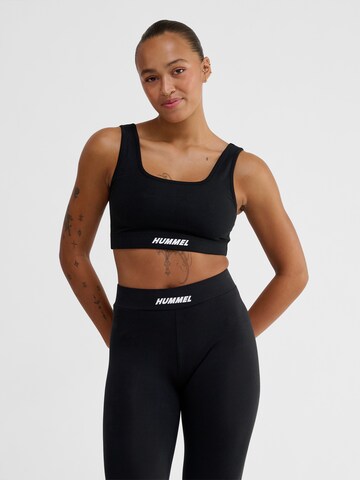 Hummel Bralette Sports bra 'Elemental' in Black: front