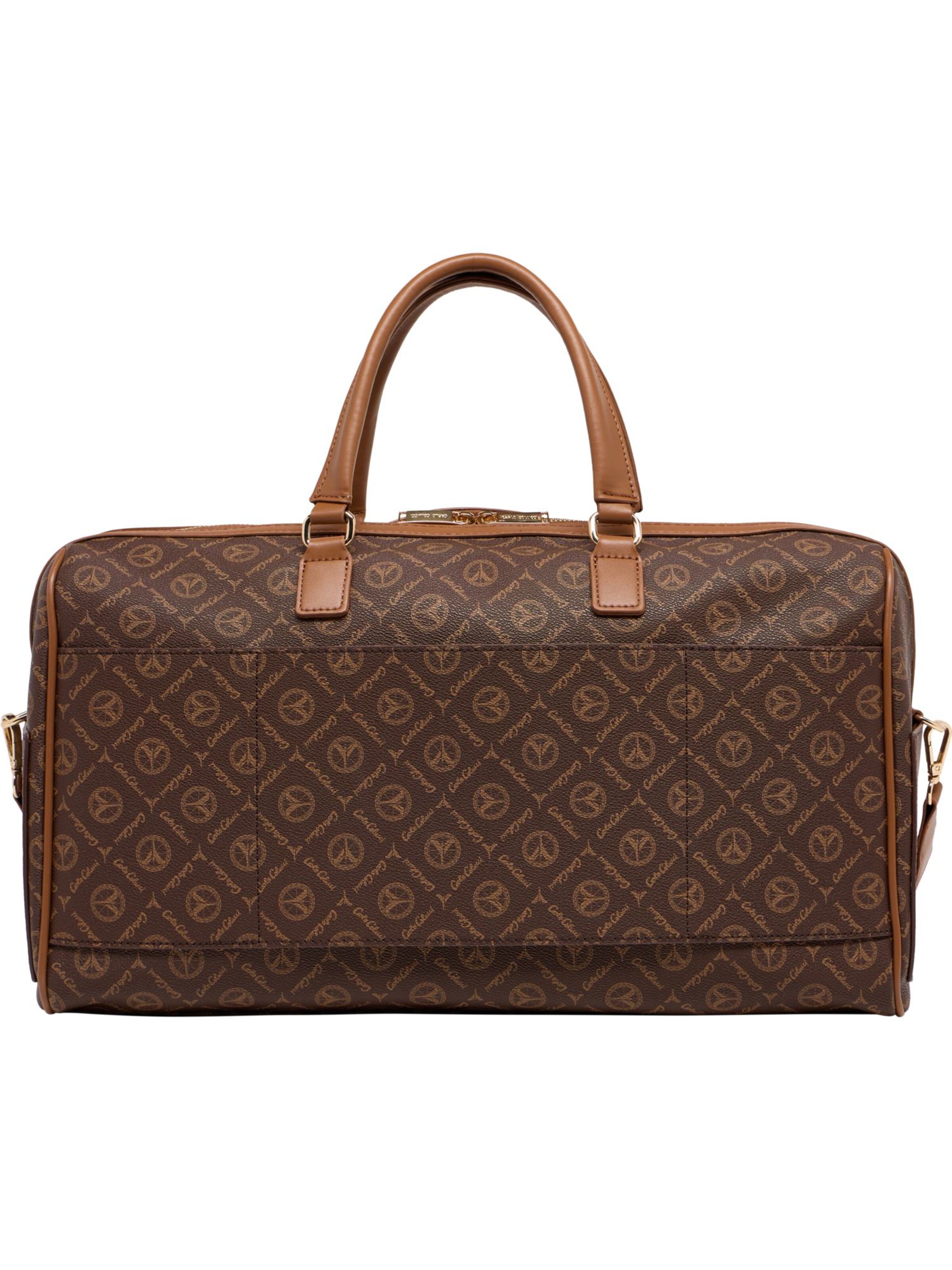 Sac week-end 'Detassis' Carlo Colucci en marron