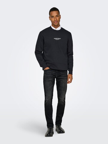 Coupe slim Jean 'ONSLOOM' Only & Sons en noir