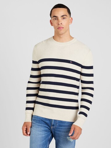 TOMMY HILFIGER Trui in Beige: voorkant