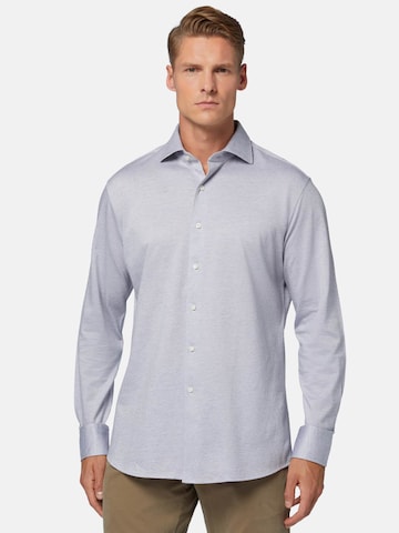 Boggi Milano Regular fit Skjorta i grå: framsida