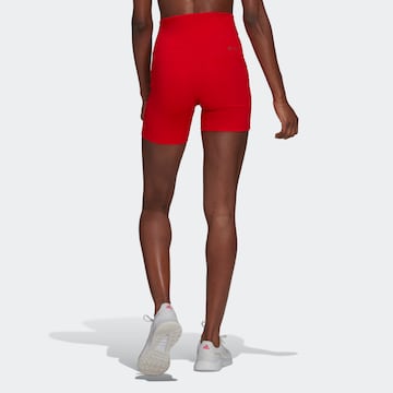 ADIDAS SPORTSWEAR Skinny Sportbroek 'Designed to Move' in Rood