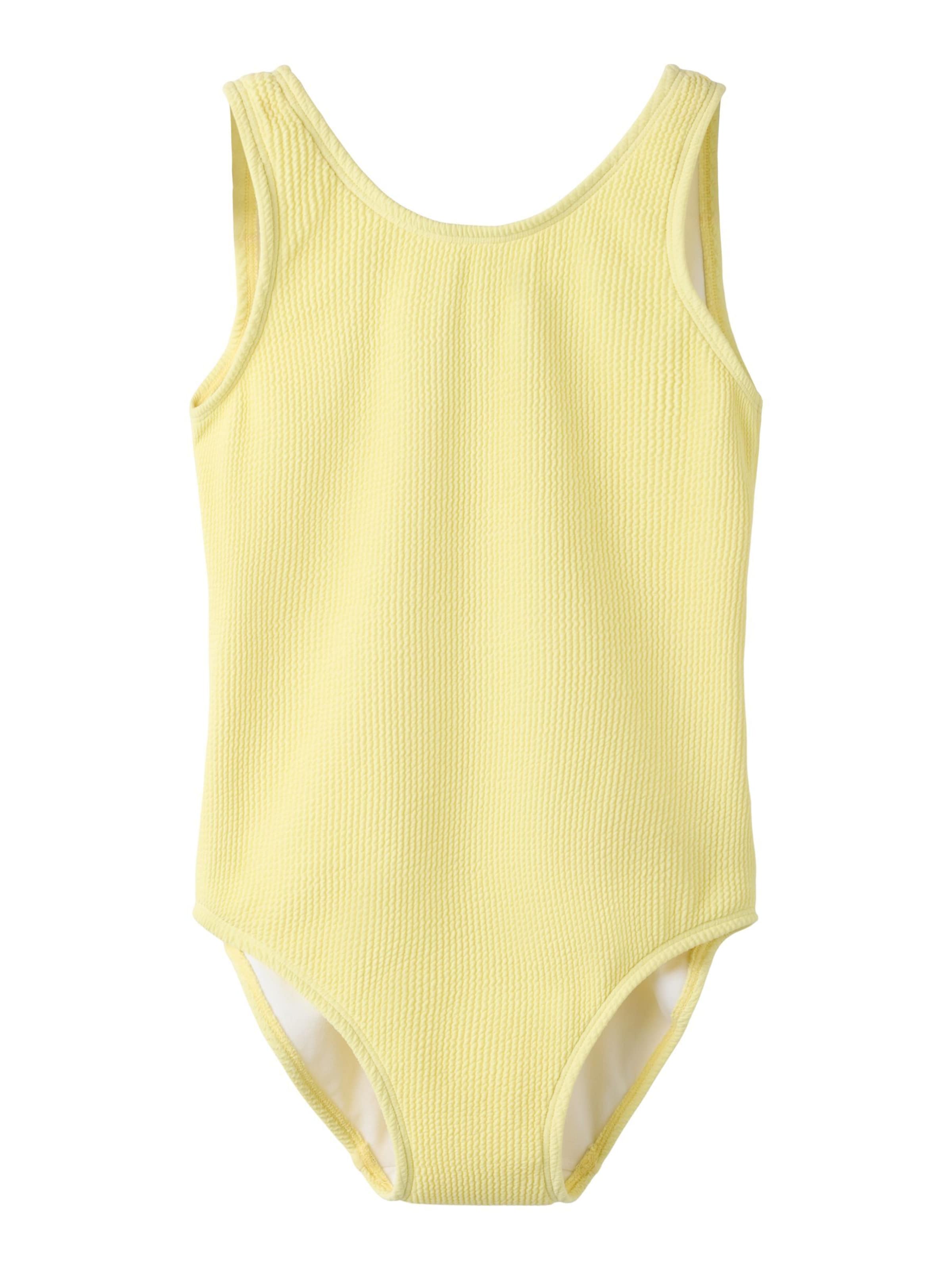 NAME IT Badedragt i gul: forside
