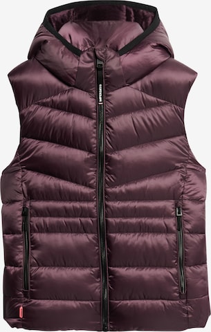 Gilet 'Fuji' Superdry & Co en violet : devant