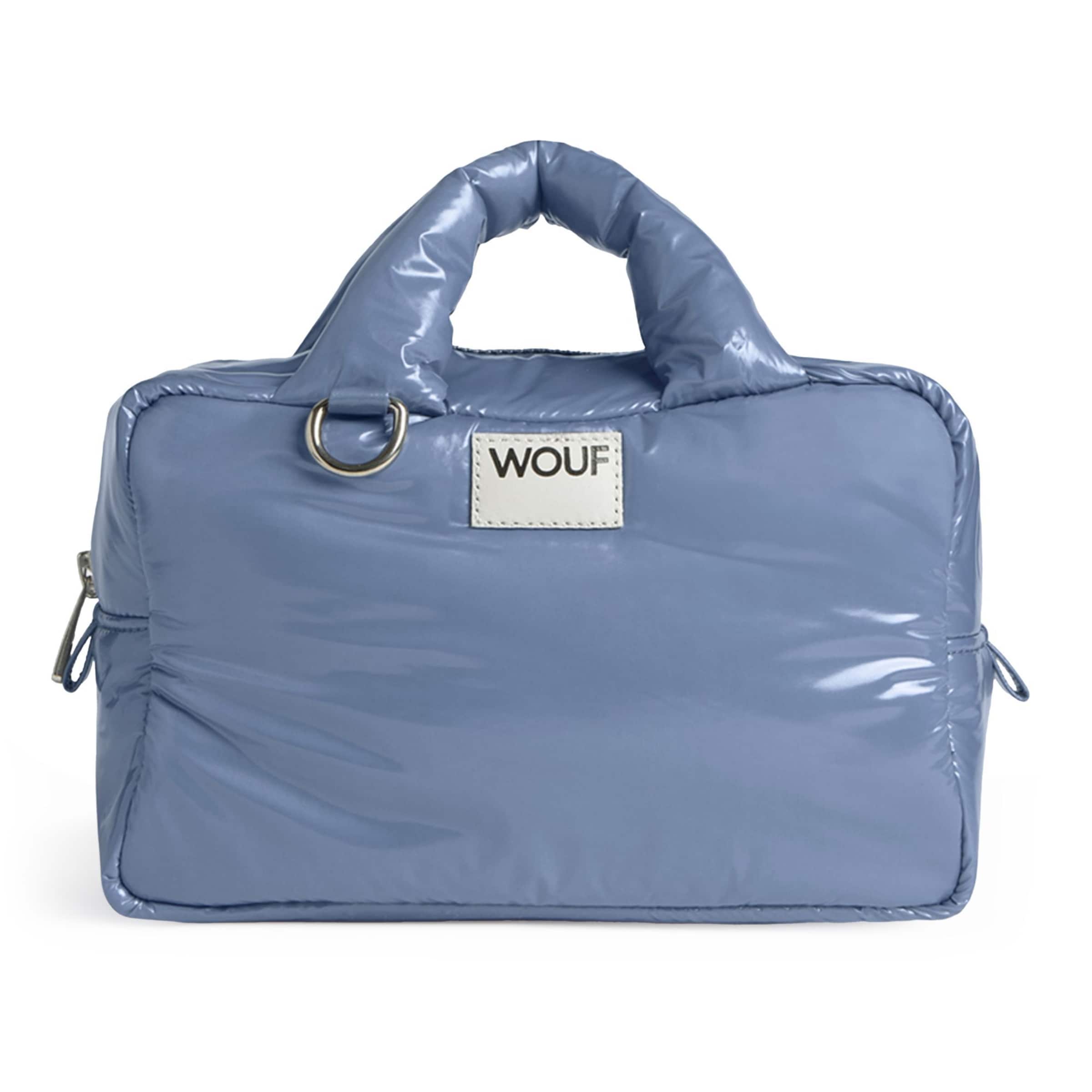 Trousses de toilette 'Glossy' Wouf en bleu : devant