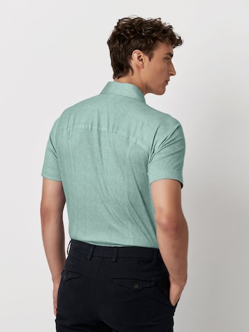DESOTO Slim fit Button Up Shirt in Green
