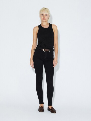 Dr. Denim Skinny Jeans 'Plenty Petite'‌‌ in Schwarz