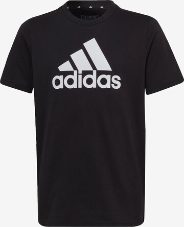 ADIDAS SPORTSWEAR - Camisa funcionais 'Essentials' em preto: frente