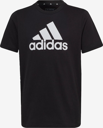 ADIDAS SPORTSWEAR Функционална тениска 'Essentials' в черно: отпред