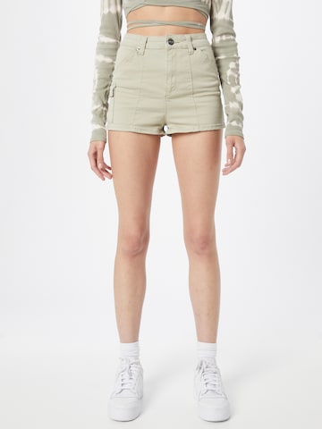 BDG Urban Outfitters - Slimfit Calças cargo em verde: frente