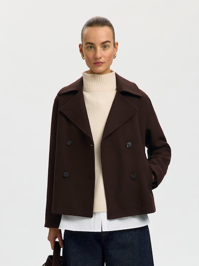 SELECTED Between-season jacket 'SLWZIA-ALMA' in XS in Brown, Item view