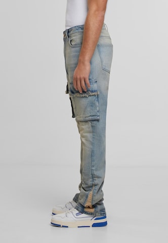 évasé Jeans cargo 'Galador' 2Y Studios en bleu