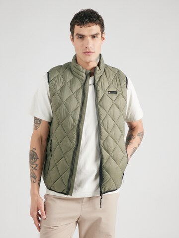 Superdry Weste 'FUJI LITE' in Grün: Vorderseite