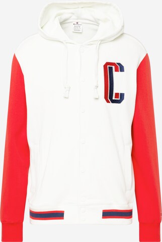 Champion Authentic Athletic Apparel Φθινοπωρινό και ανοιξιάτικο μπουφάν σε λευκό: μπροστά