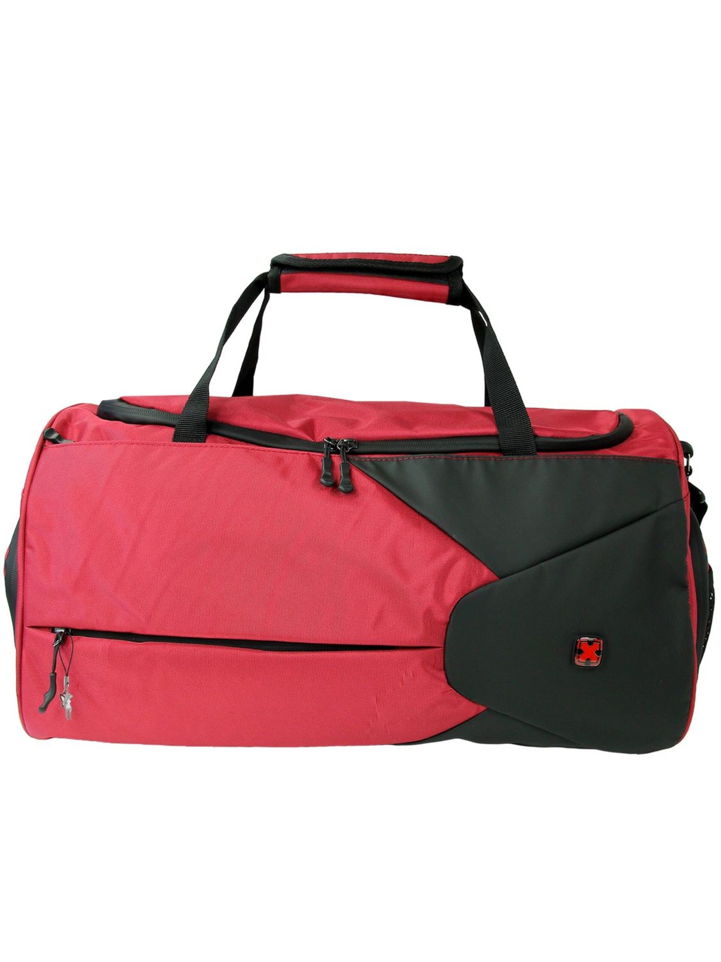 Travel N Meet - Bolsa para gimnasio en rojo: frente