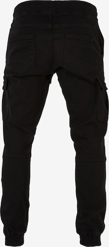 Tapered Jeans cargo 'Litra Antifit' di DEF in nero
