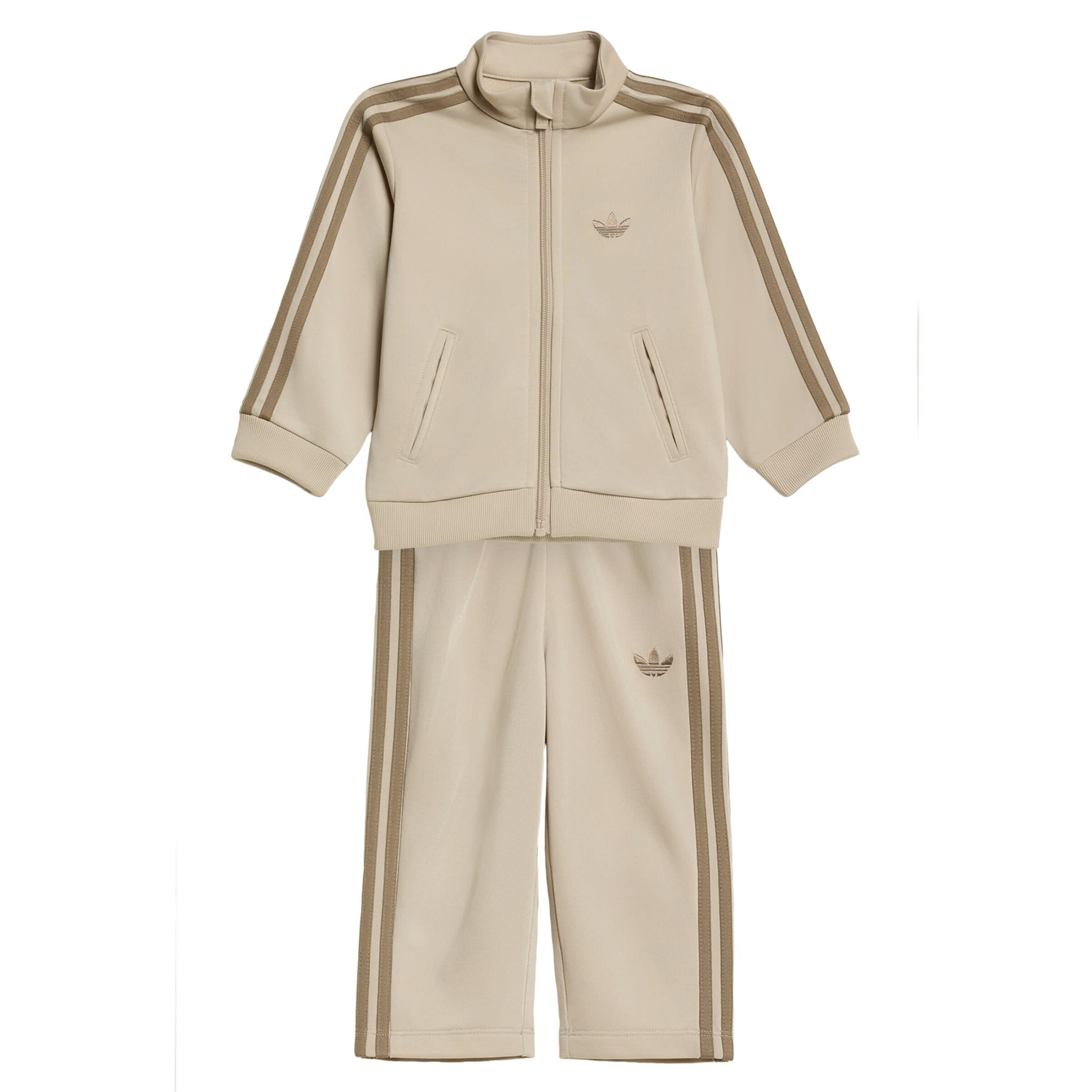 ADIDAS ORIGINALS Костюм для бега 'Firebird' в Бежевый: спереди