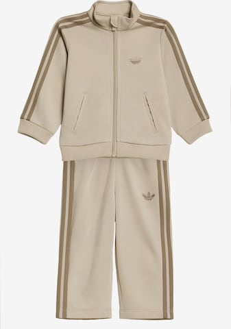 ADIDAS ORIGINALS Костюм для бега 'Firebird' в Бежевый: спереди