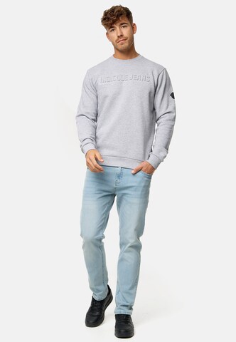 INDICODE JEANS Sweatshirt ' Avant ' in Grey