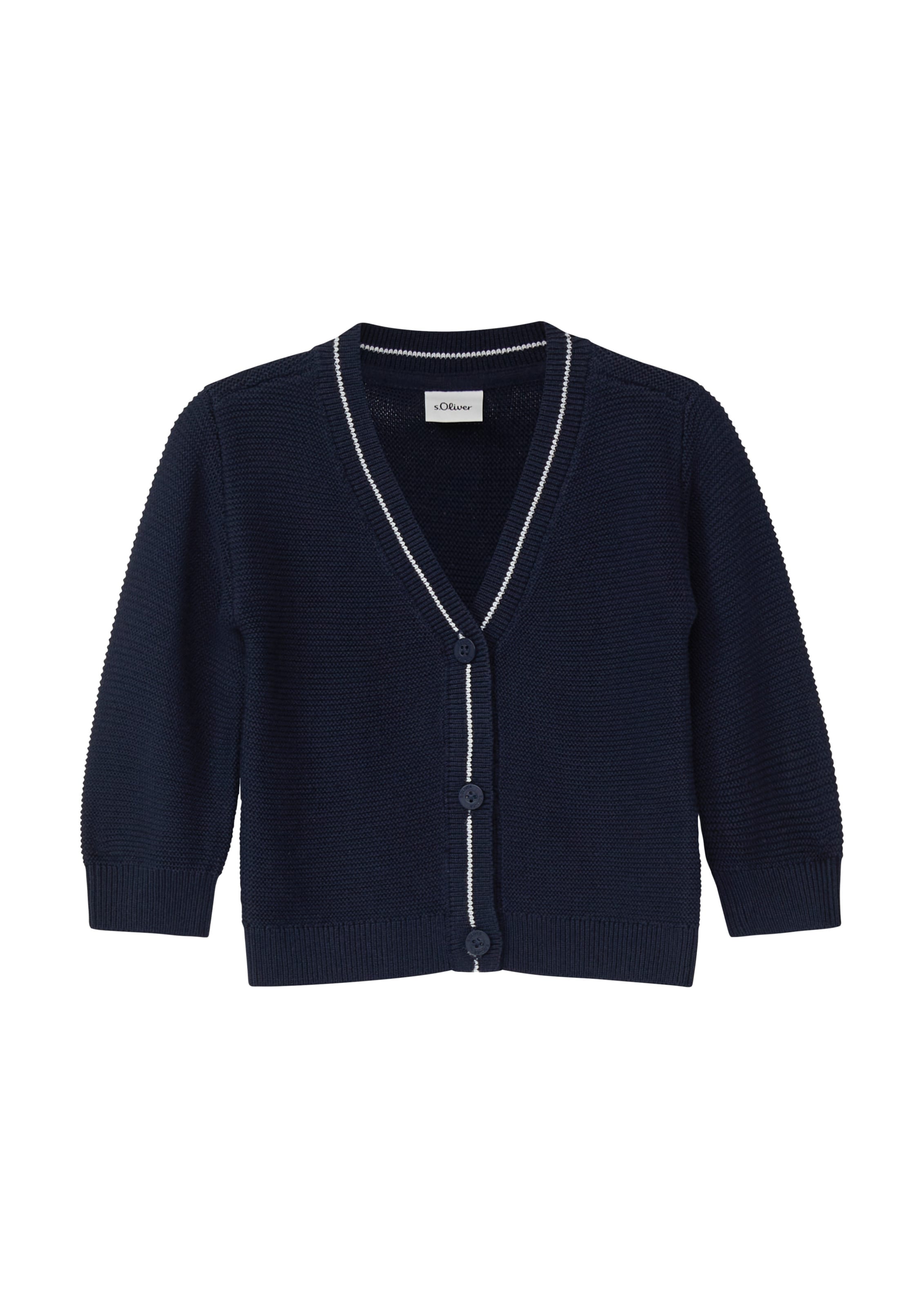 s.Oliver Strickjacke in Blau: Vorderseite