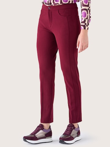 Coupe slim Pantalon 'KATERUNNB' Camomilla en rouge
