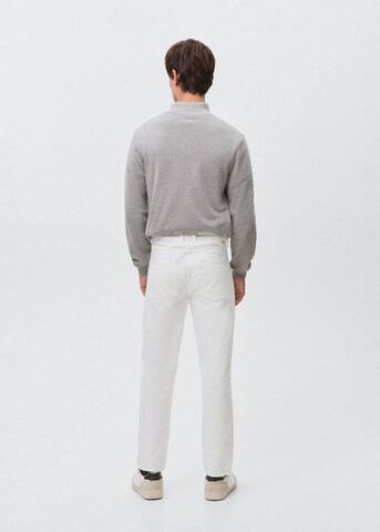 MANGO MAN Regular Jeans in Weiß