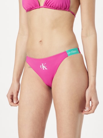Calvin Klein Swimwear Spodní díl plavek 'CHEEKY' – fialová: přední strana