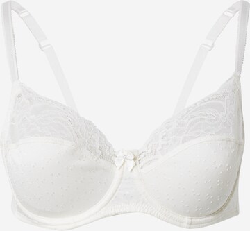 Hunkemöller T-shirt Bra in White: front