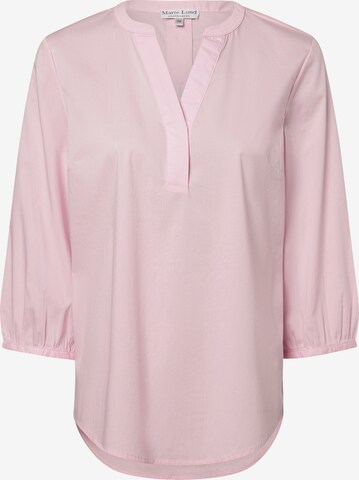 Marie Lund Blouse in Roze: voorkant