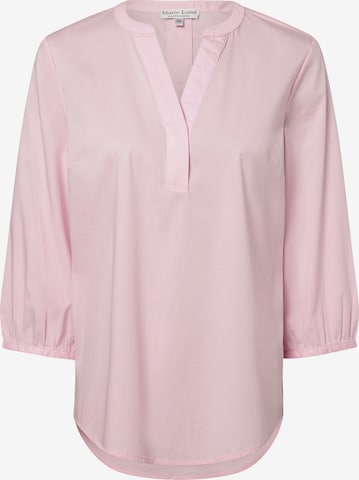 Marie Lund Blouse in Pink: front