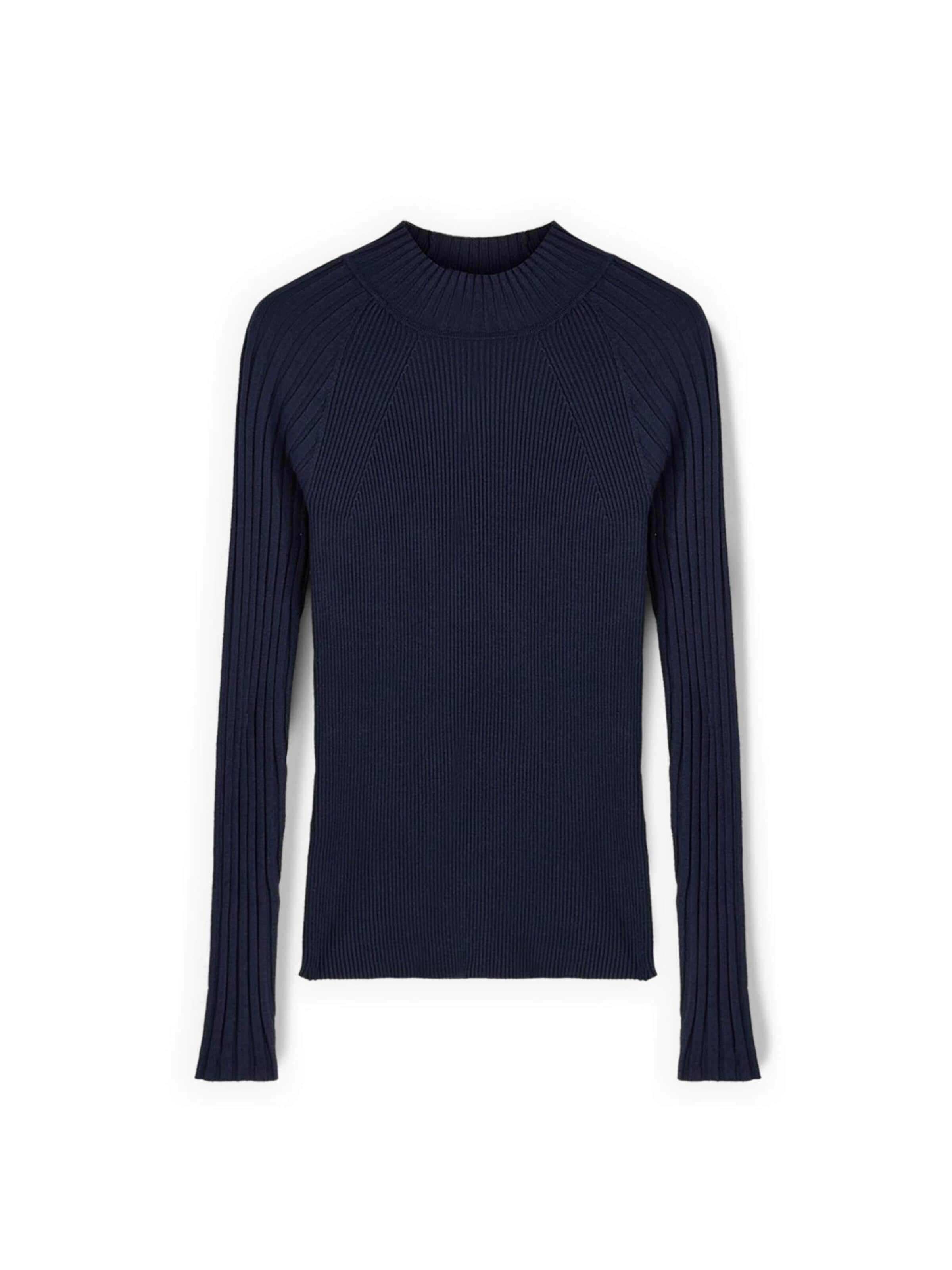 Pull-over MOTIVI en bleu : devant