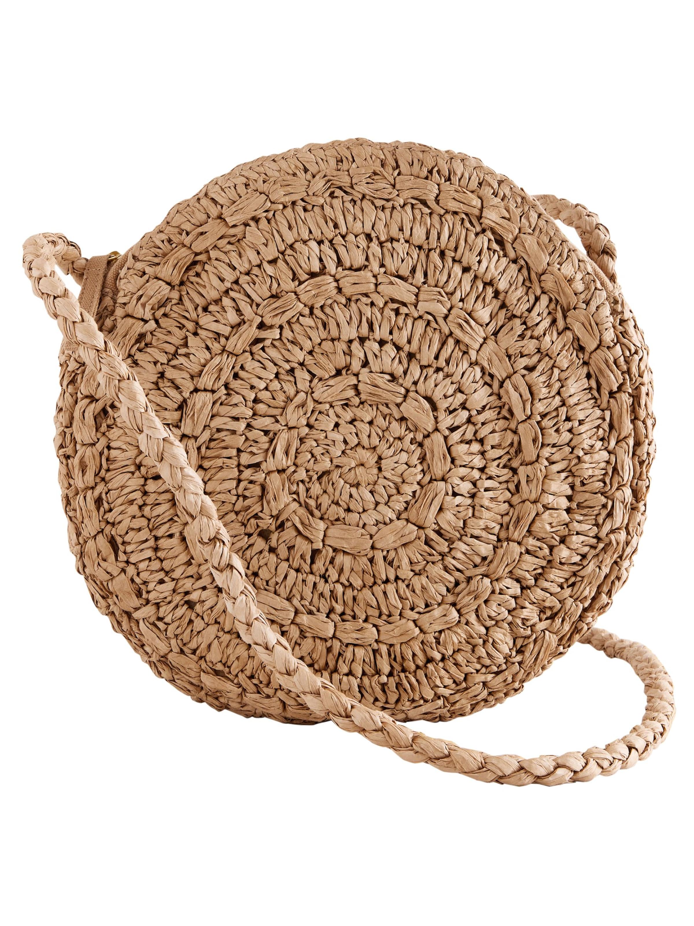 Next Skuldertaske i beige: forside