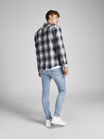 JACK & JONES - Skinny Calças de ganga 'Pete' em azul