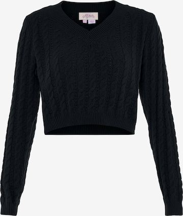 aleva Sweater in Black: front