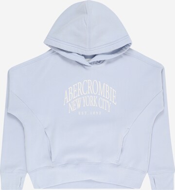 Abercrombie & Fitch Суичър в синьо: отпред