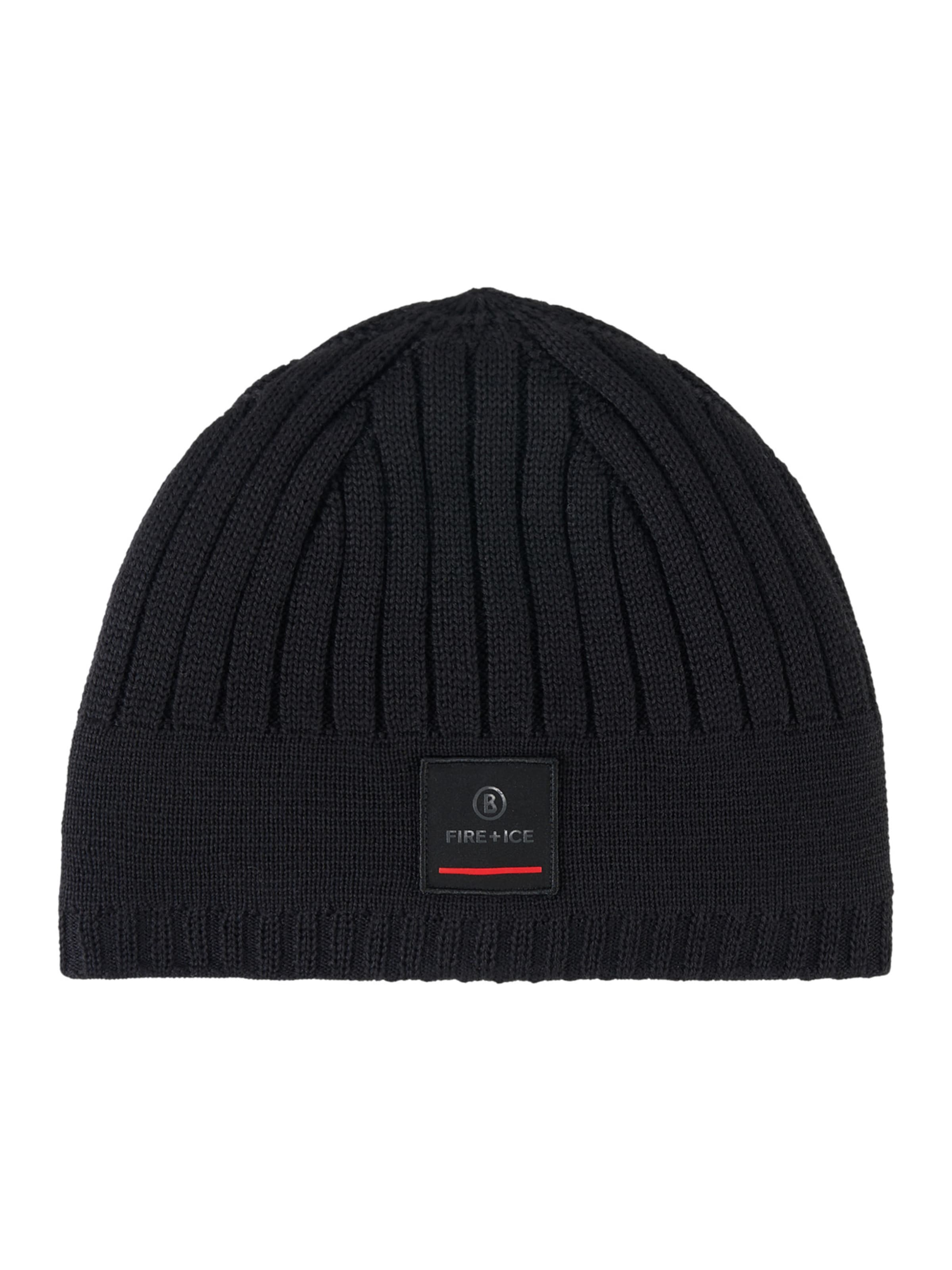 Bogner Fire + Ice Mütze 'Eastan  ' in Schwarz: Vorderseite