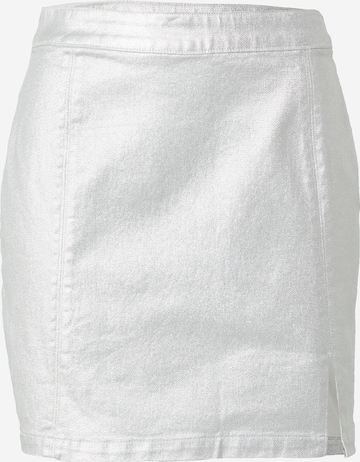 Lindex Spódnica 'Amanda' w kolorze srebrny: przód