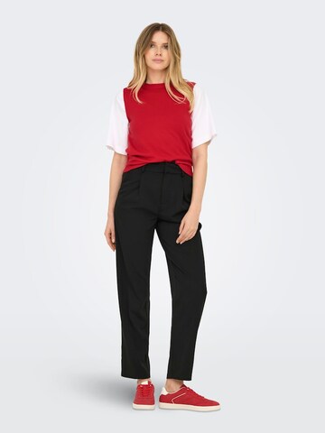 Top in maglia 'ONLAMALIA' di ONLY in rosso