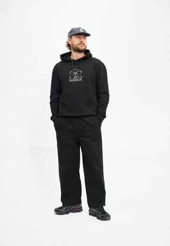 Cleptomanicx Sweatshirt 'Möwe Plate' in Black