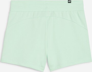 PUMA Regular Sportshorts 'ESS 4' in Grün