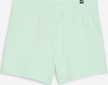 PUMAregular Sportske hlače 'ESS 4' - zelena boja